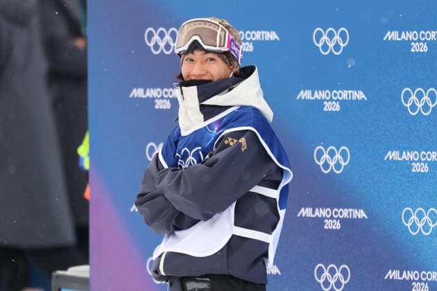 Toma Matsuura (JPN), FEBRUARY 20, 2026 - Freestyle Skiing : Men s Halfpipe Qualification during the Milano Cortina 2026 Olympic Winter games, Winterspiele,Spiele, Summer games at Livigno Snow Park in Livigno, Italy.  aflo_320605435