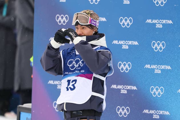 Toma Matsuura (JPN), FEBRUARY 20, 2026 - Freestyle Skiing : Men s Halfpipe Qualification during the Milano Cortina 2026 Olympic Winter games, Winterspiele,Spiele, Summer games at Livigno Snow Park in Livigno, Italy.  aflo_320605439