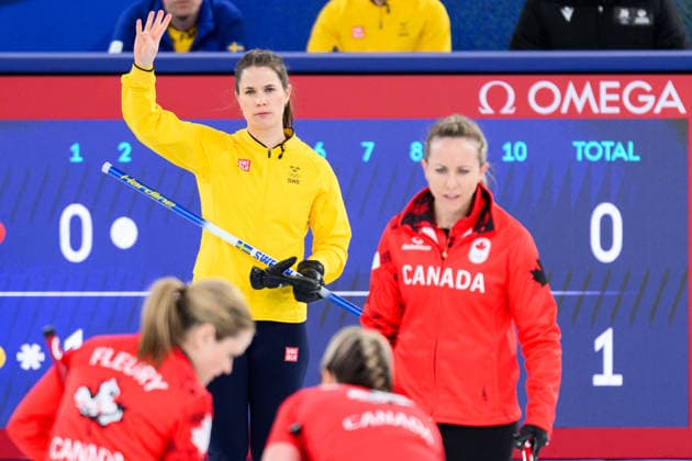 260220 Anna Hasselborg of Sweden competes in a women s semifinal curling match between Canada and Sweden during day 14 of the 2026 Winter Olympics on February 20, 2026 in Cortina. Photo: Jon Olav Nesvold BILDBYRAN COP 217 JE0127 curling Olympic Games, Olympische Spiele, Olympia, OS olympics winter olympics os ol olympiska spel vinter-os olympiske leker milano cortina 2026 milan cortina 2026 milano cortina 2026 olympic games milano cortina 2026 winter olympic games milano cortina-os milano cortina-ol vinter-ol 14 bbeng sverige sweden kanada canada dam *** 260220 Anna Hasselborg of Sweden competes in a women s semifinal curling match between Canada and Sweden during day 14 of the 2026 Winter Olympics on February 20, 2026 in Cortina Photo Jon Olav Nesvold BILDBYRAN COP 217 JE0127 curling olympic games olympics winter olympics os ol olympiska spel vinter os olympiske leker milano cortina 2026 milan cortina 2026 milano cortina 2026 olympic games milano cortina 2026 winter olympic games milano cortina os milano cortina ol vinter ol 14 bbeng sverige sweden kanada canada dam  Copyright: JONxOLAVxNESVOLD BB260220JE012