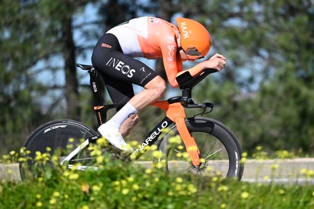 Volta Algarve 2026 Stage 3 VILAMOURA, PORTUGAL - FEBRUARY 20 : De Plus Laurens (BEL) of INEOS Grenadiers during stage 3 of the 52th edition of Volta Algarve an UCI ProSeries 2.Pro Individual Time Trial stage for Men Elite of 19.5 km with start in Vilamoura and finish in Vilamoura on February 20, 2026 in Vilamoura, Portugal, 20 02 2026 ( Motordriver Guy De Vuyst - Vilamoura Portugal  Copyright: xNicoxVereeckenx
