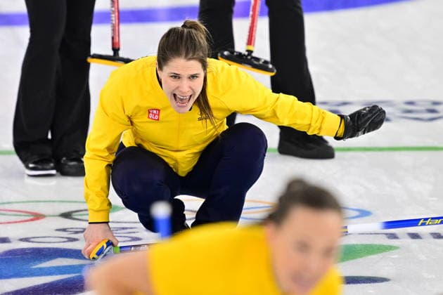 CORTINA, ITALY 20260220 Anna Hasselborg in team Hasselborg during the women s semifinal match between Canada and Sweden in the Olympic curling in Cortina. *** The image is included in the SPORTS PACKAGE. For others PAID IMAGE *** CORTINA ITALY x10030x *** CORTINA, ITALY 20260220 Anna Hasselborg in team Hasselborg during the women s semifinal match between Canada and Sweden in the Olympic curling in Cortina The image is included in the SPORTS PACKAGE For others PAID IMAGE CORTINA ITALY x10030x  Copyright: xJonasxEkströmer TTx 2026 OLYMPICS CURLING WOMEN S SEMIFINAL CANADA-SWEDEN