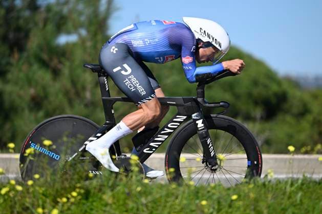 Volta Algarve 2026 Stage 3 VILAMOURA, PORTUGAL - FEBRUARY 20 : Philipsen Jasper (BEL) of Alpecin - Premier Tech during stage 3 of the 52th edition of Volta Algarve an UCI ProSeries 2.Pro Individual Time Trial stage for Men Elite of 19.5 km with start in Vilamoura and finish in Vilamoura on February 20, 2026 in Vilamoura, Portugal, 20 02 2026 ( Motordriver Guy De Vuyst - Vilamoura Portugal  Copyright: xNicoxVereeckenx