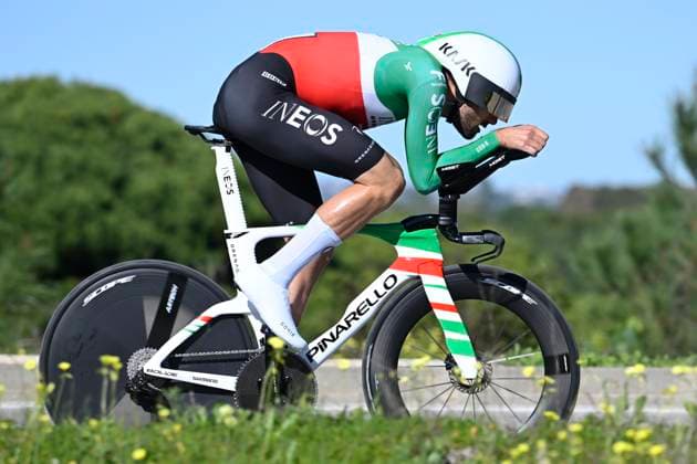 Volta Algarve 2026 Stage 3 VILAMOURA, PORTUGAL - FEBRUARY 20 : Ganna Filippo (ITA) of INEOS Grenadiers during stage 3 of the 52th edition of Volta Algarve an UCI ProSeries 2.Pro Individual Time Trial stage for Men Elite of 19.5 km with start in Vilamoura and finish in Vilamoura on February 20, 2026 in Vilamoura, Portugal, 20 02 2026 ( Motordriver Guy De Vuyst - Vilamoura Portugal  Copyright: xNicoxVereeckenx