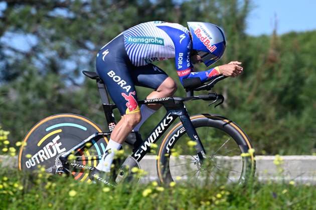 Volta Algarve 2026 Stage 3 VILAMOURA, PORTUGAL - FEBRUARY 20 : Vermeersch Gianni (BEL) of Red Bull - BORA - Hansgrohe during stage 3 of the 52th edition of Volta Algarve an UCI ProSeries 2.Pro Individual Time Trial stage for Men Elite of 19.5 km with start in Vilamoura and finish in Vilamoura on February 20, 2026 in Vilamoura, Portugal, 20 02 2026 ( Motordriver Guy De Vuyst - Vilamoura Portugal  Copyright: xNicoxVereeckenx