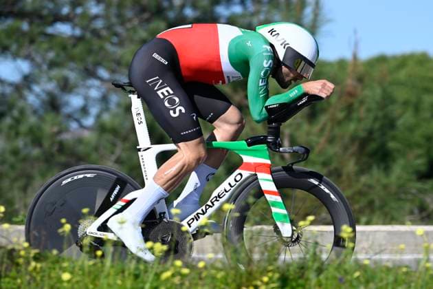 Volta Algarve 2026 Stage 3 VILAMOURA, PORTUGAL - FEBRUARY 20 : Ganna Filippo (ITA) of INEOS Grenadiers during stage 3 of the 52th edition of Volta Algarve an UCI ProSeries 2.Pro Individual Time Trial stage for Men Elite of 19.5 km with start in Vilamoura and finish in Vilamoura on February 20, 2026 in Vilamoura, Portugal, 20 02 2026 ( Motordriver Guy De Vuyst - Vilamoura Portugal  Copyright: xNicoxVereeckenx