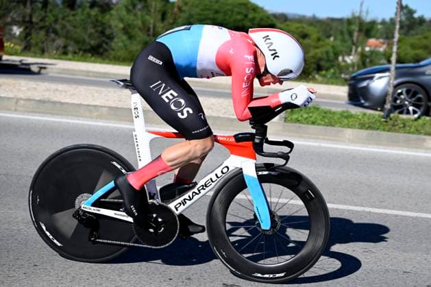 Volta Algarve 2026 Stage 3 VILAMOURA, PORTUGAL - FEBRUARY 20 : Jungels Bob (LUX) of INEOS Grenadiers during stage 3 of the 52th edition of Volta Algarve an UCI ProSeries 2.Pro Individual Time Trial stage for Men Elite of 19.5 km with start in Vilamoura and finish in Vilamoura on February 20, 2026 in Vilamoura, Portugal, 20 02 2026 ( Motordriver Guy De Vuyst - Vilamoura Portugal  Copyright: xNicoxVereeckenx