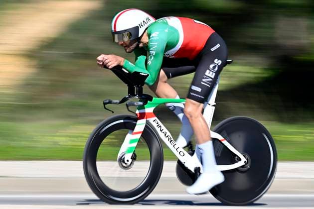 Volta Algarve 2026 Stage 3 VILAMOURA, PORTUGAL - FEBRUARY 20 : Ganna Filippo (ITA) of INEOS Grenadiers during stage 3 of the 52th edition of Volta Algarve an UCI ProSeries 2.Pro Individual Time Trial stage for Men Elite of 19.5 km with start in Vilamoura and finish in Vilamoura on February 20, 2026 in Vilamoura, Portugal, 20 02 2026 ( Motordriver Guy De Vuyst - Vilamoura Portugal  Copyright: xNicoxVereeckenx