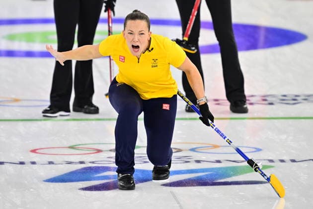 CORTINA, ITALY 20260220 Agnes Knochenhauer in team Hasselborg during the women s semifinal match between Canada and Sweden in the Olympic curling in Cortina. *** The image is included in the SPORTS PACKAGE. For others PAYMENT IMAGE *** CORTINA ITALY x10030x *** CORTINA, ITALY 20260220 Agnes Knochenhauer in team Hasselborg during the women s semifinal match between Canada and Sweden in the Olympic curling in Cortina The image is included in the SPORTS PACKAGE For others PAYMENT IMAGE CORTINA ITALY x10030x  Copyright: xJonasxEkströmer TTx 2026 OLYMPICS CURLING WOMEN S SEMIFINAL CANADA-SWEDEN