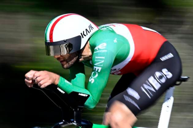 Volta Algarve 2026 Stage 3 VILAMOURA, PORTUGAL - FEBRUARY 20 : Ganna Filippo (ITA) of INEOS Grenadiers during stage 3 of the 52th edition of Volta Algarve an UCI ProSeries 2.Pro Individual Time Trial stage for Men Elite of 19.5 km with start in Vilamoura and finish in Vilamoura on February 20, 2026 in Vilamoura, Portugal, 20 02 2026 ( Motordriver Guy De Vuyst - Vilamoura Portugal  Copyright: xNicoxVereeckenx