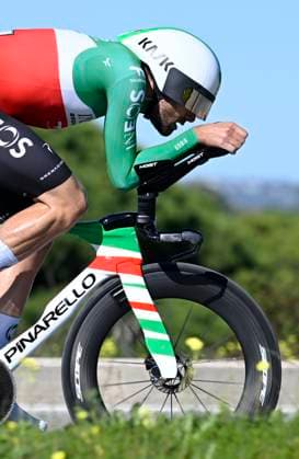 Volta Algarve 2026 Stage 3 VILAMOURA, PORTUGAL - FEBRUARY 20 : Ganna Filippo (ITA) of INEOS Grenadiers during stage 3 of the 52th edition of Volta Algarve an UCI ProSeries 2.Pro Individual Time Trial stage for Men Elite of 19.5 km with start in Vilamoura and finish in Vilamoura on February 20, 2026 in Vilamoura, Portugal, 20 02 2026 ( Motordriver Guy De Vuyst - Vilamoura Portugal  Copyright: xNicoxVereeckenx