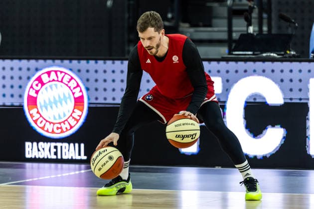 GER, BMW Top4, Basketball BBL Pokal, Media Training 20 02 2026, SAP Garden, Munich, GER, BMW Top4, Basketball BBL Pokal, Media Training Andreas Obst FC Bayern München Basketball 13 Photo Alexander Trienitz Munich SAP Garden Bayern Germany