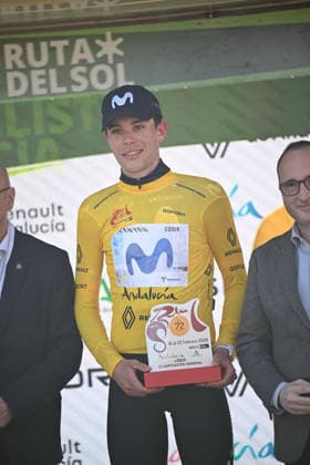 20-02-2026 Vuelta Andalucia; Tappa 03 Jaen - Lopera; 2026, Movistar; Romeo Abad, Ivan; Lopera; 