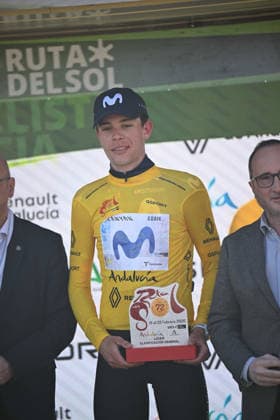 20-02-2026 Vuelta Andalucia; Tappa 03 Jaen - Lopera; 2026, Movistar; Romeo Abad, Ivan; Lopera; 