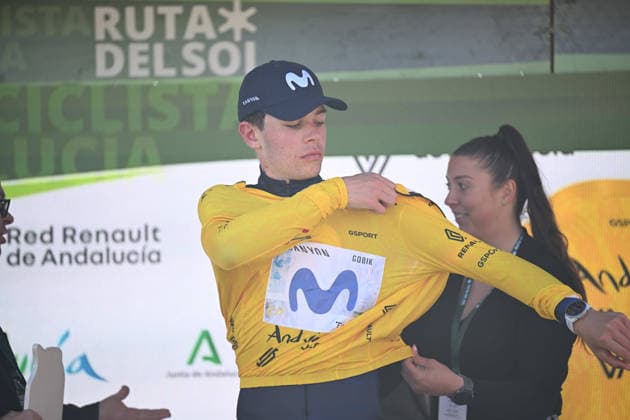 20-02-2026 Vuelta Andalucia; Tappa 03 Jaen - Lopera; 2026, Movistar; Romeo Abad, Ivan; Lopera; 
