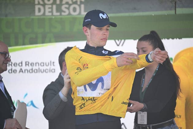 20-02-2026 Vuelta Andalucia; Tappa 03 Jaen - Lopera; 2026, Movistar; Romeo Abad, Ivan; Lopera; 