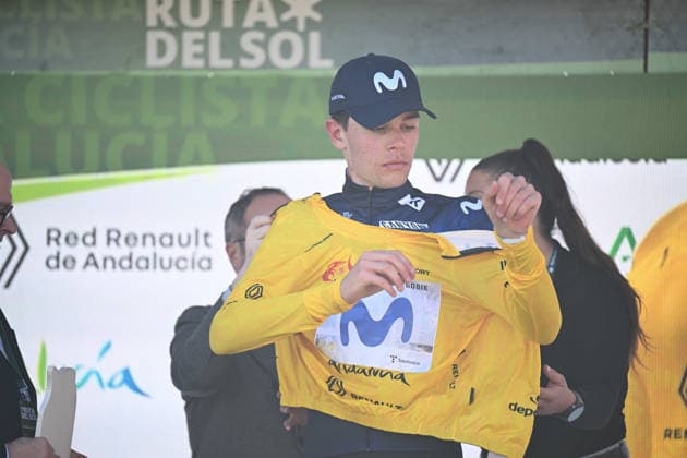 20-02-2026 Vuelta Andalucia; Tappa 03 Jaen - Lopera; 2026, Movistar; Romeo Abad, Ivan; Lopera; 