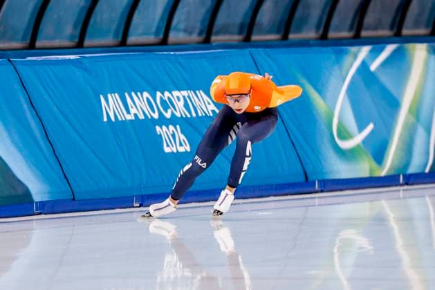 Femke Kok of the Netherlands Women s 1500m, Milano Cortina 2026 Winter Olympics: Day 14, Speed skating, Eisschnelllauf - Milano Cortina 2026 Winter Olympics: Day 14, Milano Speed Skating Stadium, February 20, 2026, Milan, Italy.
