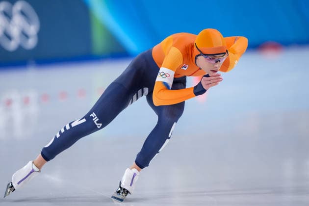 2026-02-20 - Milano Cortina 2026 Winter Olympics 1500m Women MILAN, ITALY - FEBRUARY 20: Femke Kok of Netherlands during the 1500m Women on day 16 of the Milano Cortina 2026 Winter Olympics at the Milano Speed skating, Eisschnelllauf Arena on February 20, 2026 in Milan, Italy Milan Milano Speed Skating Arena Italy Content not available for redistribution in The Netherlands directly or indirectly through any third parties. Copyright: xAndrexWeeningx