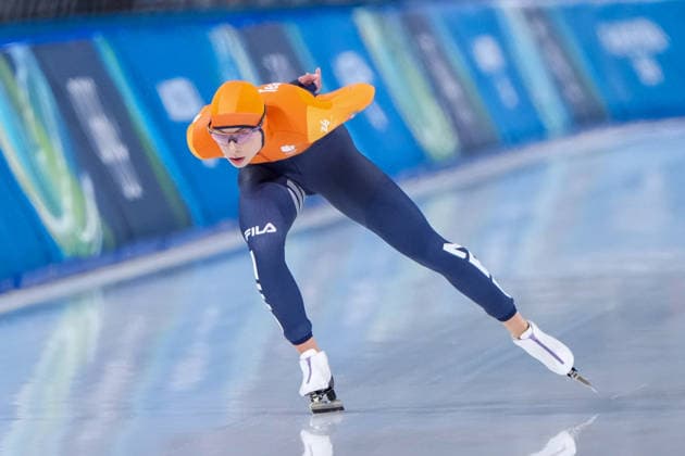 2026-02-20 - Milano Cortina 2026 Winter Olympics 1500m Women MILAN, ITALY - FEBRUARY 20: Femke Kok of Netherlands during the 1500m Women on day 16 of the Milano Cortina 2026 Winter Olympics at the Milano Speed skating, Eisschnelllauf Arena on February 20, 2026 in Milan, Italy Milan Milano Speed Skating Arena Italy Content not available for redistribution in The Netherlands directly or indirectly through any third parties. Copyright: xAndrexWeeningx