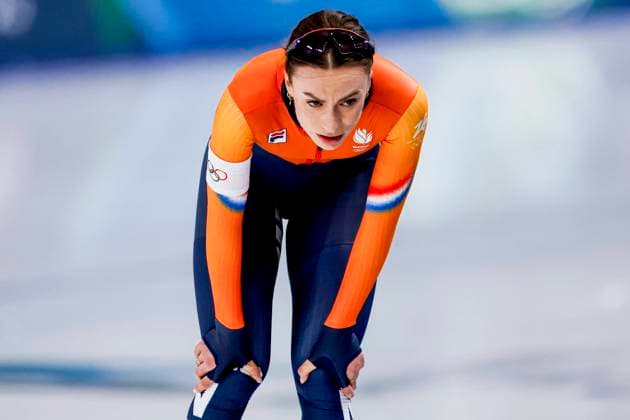 Femke Kok of the Netherlands looks exhausted after Women s 1500m, Milano Cortina 2026 Winter Olympics: Day 14, Speed skating, Eisschnelllauf - Milano Cortina 2026 Winter Olympics: Day 14, Milano Speed Skating Stadium, February 20, 2026, Milan, Italy.