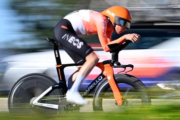 Volta Algarve 2026 Stage 3 VILAMOURA, PORTUGAL - FEBRUARY 20 : Arensman Thymen (NED) of INEOS Grenadiers during stage 3 of the 52th edition of Volta Algarve an UCI ProSeries 2.Pro Individual Time Trial stage for Men Elite of 19.5 km with start in Vilamoura and finish in Vilamoura on February 20, 2026 in Vilamoura, Portugal, 20 02 2026 ( Motordriver Guy De Vuyst - Vilamoura Portugal  Copyright: xNicoxVereeckenx