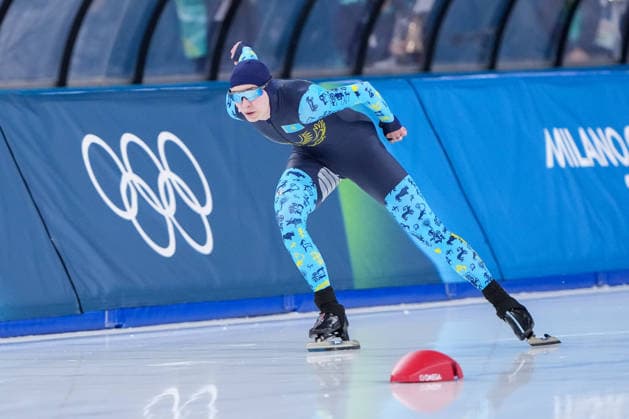 2026-02-20 - Milano Cortina 2026 Winter Olympics 1500m Women MILAN, ITALY - FEBRUARY 20: Arina Ilyachshenko of Kazakhstan during the 1500m Women on day 16 of the Milano Cortina 2026 Winter Olympics at the Milano Speed skating, Eisschnelllauf Arena on February 20, 2026 in Milan, Italy Milan Milano Speed Skating Arena Italy Content not available for redistribution in The Netherlands directly or indirectly through any third parties. Copyright: xAndrexWeeningx