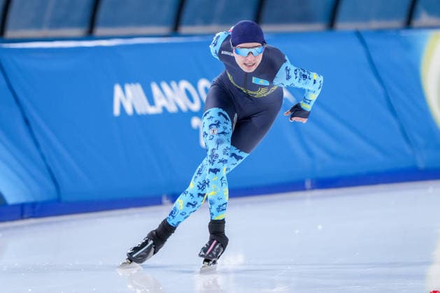 2026-02-20 - Milano Cortina 2026 Winter Olympics 1500m Women MILAN, ITALY - FEBRUARY 20: Arina Ilyachshenko of Kazakhstan during the 1500m Women on day 16 of the Milano Cortina 2026 Winter Olympics at the Milano Speed skating, Eisschnelllauf Arena on February 20, 2026 in Milan, Italy Milan Milano Speed Skating Arena Italy Content not available for redistribution in The Netherlands directly or indirectly through any third parties. Copyright: xAndrexWeeningx