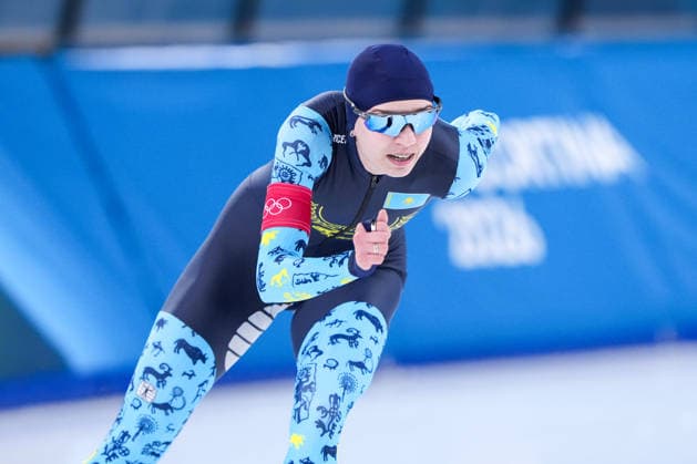 2026-02-20 - Milano Cortina 2026 Winter Olympics 1500m Women MILAN, ITALY - FEBRUARY 20: Arina Ilyachshenko of Kazakhstan during the 1500m Women on day 16 of the Milano Cortina 2026 Winter Olympics at the Milano Speed skating, Eisschnelllauf Arena on February 20, 2026 in Milan, Italy Milan Milano Speed Skating Arena Italy Content not available for redistribution in The Netherlands directly or indirectly through any third parties. Copyright: xAndrexWeeningx