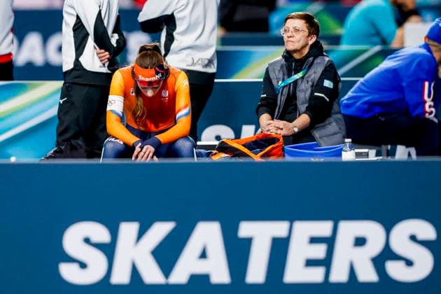 Femke Kok of the Netherlands looks on after Women s 1500m, Milano Cortina 2026 Winter Olympics: Day 14, Speed skating, Eisschnelllauf - Milano Cortina 2026 Winter Olympics: Day 14, Milano Speed Skating Stadium, February 20, 2026, Milan, Italy.