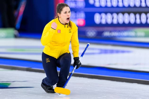 260220 Anna Hasselborg of Sweden celebrates after winning in a women s semifinal curling match between Canada and Sweden during day 14 of the 2026 Winter Olympics on February 20, 2026 in Cortina. Photo: Jon Olav Nesvold BILDBYRAN COP 217 JE0127 curling Olympic Games, Olympische Spiele, Olympia, OS olympics winter olympics os ol olympiska spel vinter-os olympiske leker milano cortina 2026 milan cortina 2026 milano cortina 2026 olympic games milano cortina 2026 winter olympic games milano cortina-os milano cortina-ol vinter-ol 14 bbeng sverige sweden kanada canada dam jubel *** 260220 Anna Hasselborg of Sweden celebrates after winning in a women s semifinal curling match between Canada and Sweden during day 14 of the 2026 Winter Olympics on February 20, 2026 in Cortina Photo Jon Olav Nesvold BILDBYRAN COP 217 JE0127 curling olympic games olympics winter olympics os ol olympiska spel vinter os olympiske leker milano cortina 2026 milan cortina 2026 milano cortina 2026 olympic games milano cortina 2026 winter olympic games milano cortina os milano cortina ol vinter ol 14 bbeng sverige sweden kanada canada dam jubel  Copyright: JONxOLAVxNESVOLD BB260220JE044