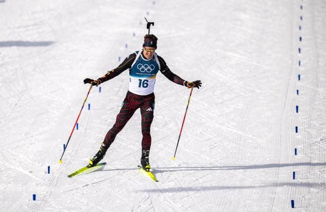 MILANO CORTINA 2026 - OLYMPISCHE WINTERSPIELE - ANTERSELVA - BIATHLON - MASSENSTART 15KM MÄNNER ** NUR FÜR REDAKTIONELLE ZWECKE ** EDITORIAL USE ONLY **<p>20 02 2026-Anterselva: Olympische Winterspiele Milano Cortina 2026 Biathlon Anterselva Biathlon Arena - Antholz Event: 15km Massenstart Männer im Foto: Philipp Horn 16 (GER) ( Italien Venetien Antholz Copyright: SaschaxFromm *** MILANO CORTINA 2026 OLYMPIC WINTER GAMES ANTERSELVA BIATHLON MASS START 15KM MEN FOR EDITORIAL PURPOSES ONLY p 20 02 2026 Anterselva Olympic Winter Games Milano Cortina 2026 Biathlon Anterselva Biathlon Arena Antholz Event 15km Mass Start Men in photo Philipp Horn 16 GER Italy Veneto Antholz Copyright SaschaxFromm Copyright: SaschaxFromm doc84nqzghuce9uotsq8jx ,EDITORIAL USE ONLY