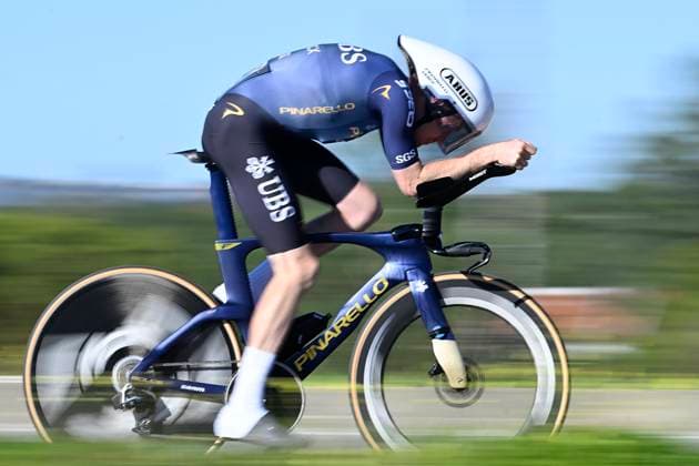 Volta Algarve 2026 Stage 3 VILAMOURA, PORTUGAL - FEBRUARY 20 : Gloag Thomas (GBR) of Pinarello - Q36.5 Pro Cycling Team during stage 3 of the 52th edition of Volta Algarve an UCI ProSeries 2.Pro Individual Time Trial stage for Men Elite of 19.5 km with start in Vilamoura and finish in Vilamoura on February 20, 2026 in Vilamoura, Portugal, 20 02 2026 ( Motordriver Guy De Vuyst - Vilamoura Portugal  Copyright: xNicoxVereeckenx