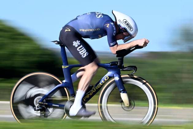 Volta Algarve 2026 Stage 3 VILAMOURA, PORTUGAL - FEBRUARY 20 : Gloag Thomas (GBR) of Pinarello - Q36.5 Pro Cycling Team during stage 3 of the 52th edition of Volta Algarve an UCI ProSeries 2.Pro Individual Time Trial stage for Men Elite of 19.5 km with start in Vilamoura and finish in Vilamoura on February 20, 2026 in Vilamoura, Portugal, 20 02 2026 ( Motordriver Guy De Vuyst - Vilamoura Portugal  Copyright: xNicoxVereeckenx