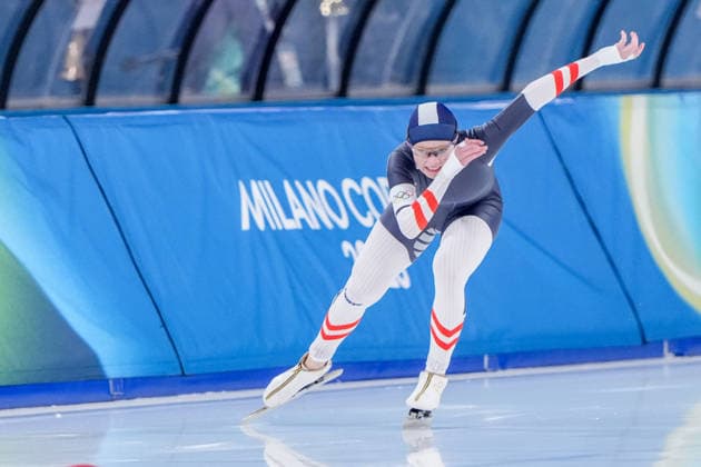 2026-02-20 - Milano Cortina 2026 Winter Olympics 1500m Women MILAN, ITALY - FEBRUARY 20: Jeannine Rosner of Austria during the 1500m Women on day 16 of the Milano Cortina 2026 Winter Olympics at the Milano Speed skating, Eisschnelllauf Arena on February 20, 2026 in Milan, Italy Milan Milano Speed Skating Arena Italy Content not available for redistribution in The Netherlands directly or indirectly through any third parties. Copyright: xAndrexWeeningx