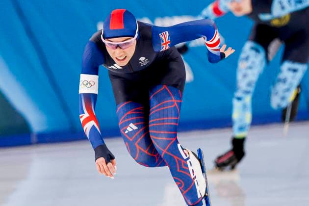 Ellia Smeding of Great Britain Women s 1500m, Milano Cortina 2026 Winter Olympics: Day 14, Speed skating, Eisschnelllauf - Milano Cortina 2026 Winter Olympics: Day 14, Milano Speed Skating Stadium, February 20, 2026, Milan, Italy.
