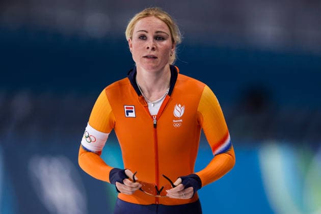 2026-02-20 Speed skating, Eisschnelllauf - Milano Cortina 2026 Winter Olympics - Day 14 MILAN, ITALY - FEBRUARY 20: Marijke Groenewoud of the Netherlands reacts after competing in the Women s 1500m during Day 14 of Speed Skating - Milano Cortina 2026 Winter Olympics at Milano Speed Skating Stadium on February 20, 2026 in Milan, Italy. (Photo by Joris Verwijst BSR Agency) Milan Italy Content not available for redistribution in The Netherlands directly or indirectly through any third parties. Copyright: xBSRxAgencyx