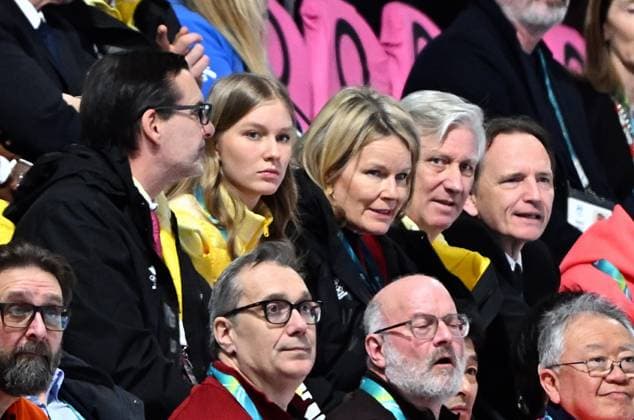 Milano Cortina 2026, speed skating, Queen Mathilde and family on site