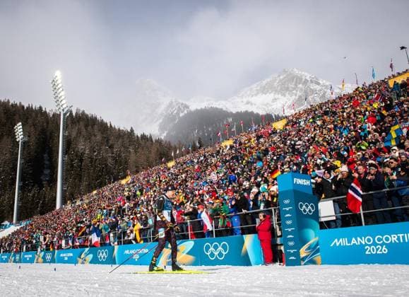 MILANO CORTINA 2026 - OLYMPISCHE WINTERSPIELE - ANTERSELVA - BIATHLON - MASSENSTART 15KM MÄNNER ** NUR FÜR REDAKTIONELLE ZWECKE ** EDITORIAL USE ONLY **<p>20 02 2026-Anterselva: Olympische Winterspiele Milano Cortina 2026 Biathlon Anterselva Biathlon Arena - Antholz Event: 15km Massenstart Männer im Foto: Joscha Burkhalter 26 (SUI), Nicola Romanin 28 (ITA) und Campbell Wright 11 (USA) stoppen vor dem Ziel und starten kurz danach einen gemeinsamen Zielsprint. ( Italien Venetien Antholz Copyright: SaschaxFromm *** MILANO CORTINA 2026 OLYMPIC WINTER GAMES ANTERSELVA BIATHLON MASS START 15KM MEN FOR EDITORIAL PURPOSES ONLY p 20 02 2026 Anterselva Olympic Winter Games Milano Cortina 2026 Biathlon Anterselva Biathlon Arena Antholz Event 15km Mass Start Men in photo Joscha Burkhalter 26 SUI , Nicola Romanin 28 ITA and Campbell Wright 11 USA stop before the finish and start a joint sprint to the finish shortly afterwards Italy Veneto Anterselva Copyright SaschaxFromm Copyright: SaschaxFromm doc84nrktf61o61073yo8jx ,EDITORIAL USE ONLY