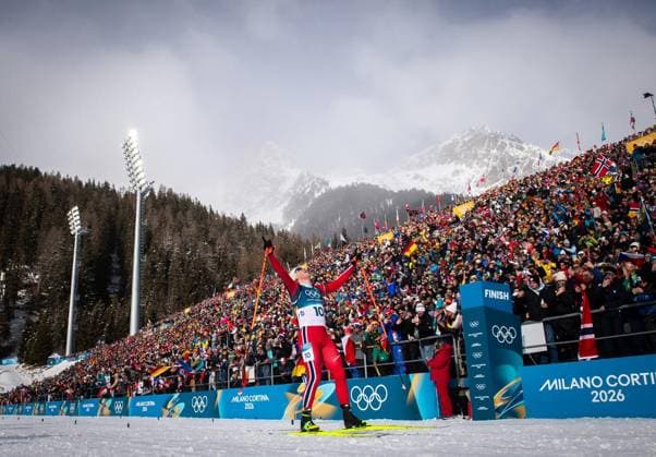 MILANO CORTINA 2026 - OLYMPISCHE WINTERSPIELE - ANTERSELVA - BIATHLON - MASSENSTART 15KM MÄNNER ** NUR FÜR REDAKTIONELLE ZWECKE ** EDITORIAL USE ONLY **<p>20 02 2026-Anterselva: Olympische Winterspiele Milano Cortina 2026 Biathlon Anterselva Biathlon Arena - Antholz Event: 15km Massenstart Männer im Foto: Johannes Dale-Skjevdal 10 (NOR) gewinnt die Goldmedaille. ( Italien Venetien Antholz Copyright: SaschaxFromm *** MILANO CORTINA 2026 OLYMPIC WINTER GAMES ANTERSELVA BIATHLON MASS START 15KM MEN FOR EDITORIAL PURPOSES ONLY p 20 02 2026 Anterselva Olympic Winter Games Milano Cortina 2026 Biathlon Anterselva Biathlon Arena Antholz Event 15km Mass Start Men in photo Johannes Dale Skjevdal 10 NOR wins the gold medal Italy Veneto Antholz Copyright SaschaxFromm Copyright: SaschaxFromm doc84nrlojhr81jtqc1bm1 ,EDITORIAL USE ONLY