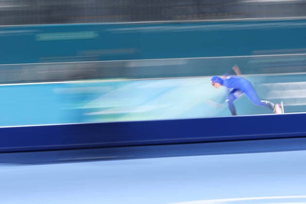 Winter Olympics - Speed skating, Eisschnelllauf Women’s 1500 Final Francesca Lollobrigida of Team Italy competes during the Speed Skating Women s 1500m on day fourteen of the Milano Cortina 2026 Winter Olympic Games, Olympische Spiele, Olympia, OS at Milano Speed Skating Stadium on February 20, 2026 in Milan, Italy. Photo by Alexis Jumeau ABACAPRESS.COM Milan Italy  Copyright: xJumeauxAlexis ABACAx