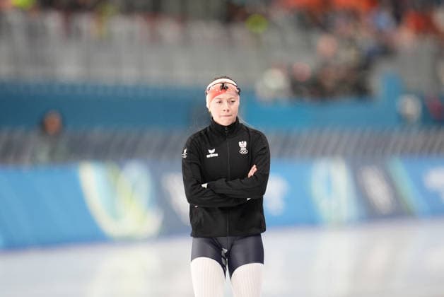 OLYMPICS - Winter Olympic Games, Olympische Spiele, Olympia, OS Milano Cortina 2026 MILAN,ITALY,20.FEB.26 - OLYMPICS, Speed skating, Eisschnelllauf - Winter Olympic Games Milano Cortina 2026, 1500m, women. Image shows Jeannine Rosner (AUT).  GEPAxpictures xRanjithxKumar