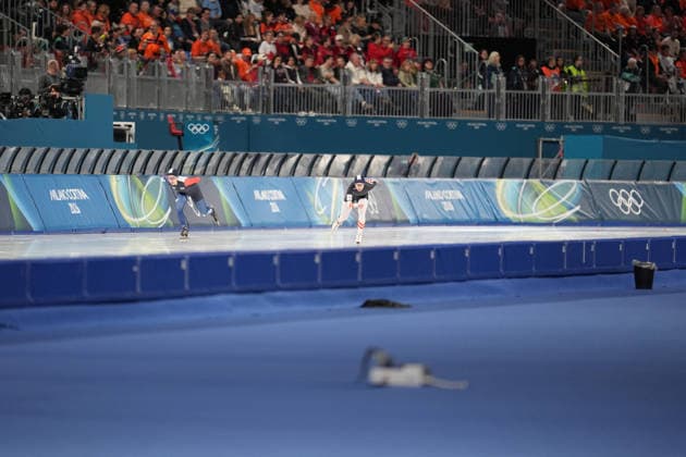 OLYMPICS - Winter Olympic Games, Olympische Spiele, Olympia, OS Milano Cortina 2026 MILAN,ITALY,20.FEB.26 - OLYMPICS, Speed skating, Eisschnelllauf - Winter Olympic Games Milano Cortina 2026, 1500m, women. Image shows Jeannine Rosner (AUT).  GEPAxpictures xRanjithxKumar