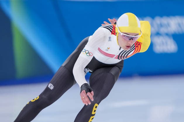 2026-02-20 - Milano Cortina 2026 Winter Olympics 1500m Women MILAN, ITALY - FEBRUARY 20: Isabelle Van Elst of Belgium during the 1500m Women on day 16 of the Milano Cortina 2026 Winter Olympics at the Milano Speed skating, Eisschnelllauf Arena on February 20, 2026 in Milan, Italy Milan Milano Speed Skating Arena Italy Content not available for redistribution in The Netherlands directly or indirectly through any third parties. Copyright: xAndrexWeeningx