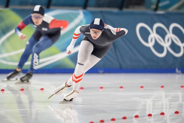 OLYMPICS - Winter Olympic Games, Olympische Spiele, Olympia, OS Milano Cortina 2026 MILAN,ITALY,20.FEB.26 - OLYMPICS, Speed skating, Eisschnelllauf - Winter Olympic Games Milano Cortina 2026, 1500m, women. Image shows Jeannine Rosner (AUT).  GEPAxpictures xRanjithxKumar