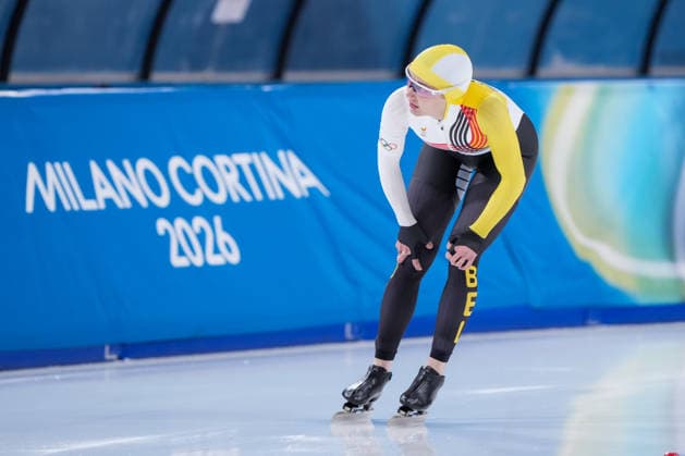2026-02-20 - Milano Cortina 2026 Winter Olympics 1500m Women MILAN, ITALY - FEBRUARY 20: Isabelle Van Elst of Belgium during the 1500m Women on day 16 of the Milano Cortina 2026 Winter Olympics at the Milano Speed skating, Eisschnelllauf Arena on February 20, 2026 in Milan, Italy Milan Milano Speed Skating Arena Italy Content not available for redistribution in The Netherlands directly or indirectly through any third parties. Copyright: xAndrexWeeningx