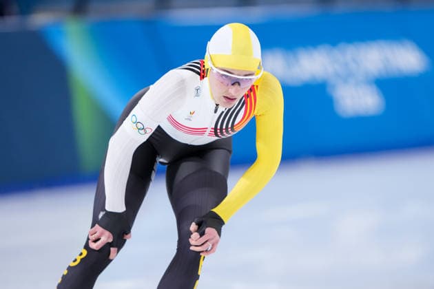 2026-02-20 - Milano Cortina 2026 Winter Olympics 1500m Women MILAN, ITALY - FEBRUARY 20: Isabelle Van Elst of Belgium during the 1500m Women on day 16 of the Milano Cortina 2026 Winter Olympics at the Milano Speed skating, Eisschnelllauf Arena on February 20, 2026 in Milan, Italy Milan Milano Speed Skating Arena Italy Content not available for redistribution in The Netherlands directly or indirectly through any third parties. Copyright: xAndrexWeeningx