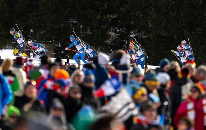 MILANO CORTINA 2026 - OLYMPISCHE WINTERSPIELE - ANTERSELVA - BIATHLON - MASSENSTART 15KM MÄNNER ** NUR FÜR REDAKTIONELLE ZWECKE ** EDITORIAL USE ONLY **<p>20 02 2026-Anterselva: Olympische Winterspiele Milano Cortina 2026 Biathlon Anterselva Biathlon Arena - Antholz Event: 15km Massenstart Männer im Foto: Feature ( Italien Venetien Antholz Copyright: SaschaxFromm *** MILANO CORTINA 2026 OLYMPIC WINTER GAMES ANTERSELVA BIATHLON MASS START 15KM MEN FOR EDITORIAL PURPOSES ONLY p 20 02 2026 Anterselva Olympic Winter Games Milano Cortina 2026 Biathlon Anterselva Biathlon Arena Antholz Event 15km Mass Start Men in Photo Feature Italy Veneto Antholz Copyright SaschaxFromm Copyright: SaschaxFromm doc84nrpepf637nbsrc8jx ,EDITORIAL USE ONLY