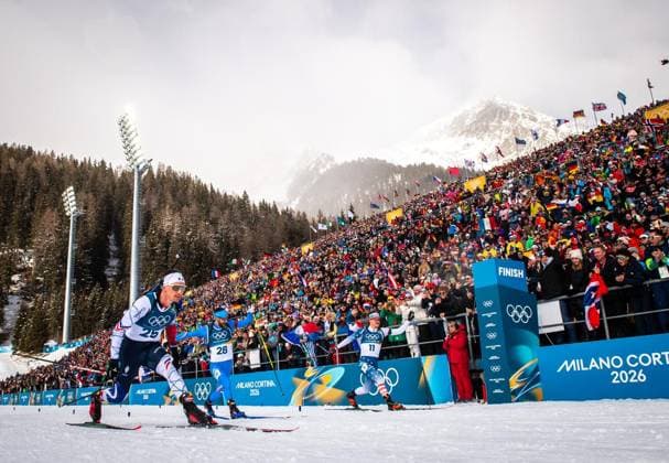 MILANO CORTINA 2026 - OLYMPISCHE WINTERSPIELE - ANTERSELVA - BIATHLON - MASSENSTART 15KM MÄNNER ** NUR FÜR REDAKTIONELLE ZWECKE ** EDITORIAL USE ONLY **<p>20 02 2026-Anterselva: Olympische Winterspiele Milano Cortina 2026 Biathlon Anterselva Biathlon Arena - Antholz Event: 15km Massenstart Männer im Foto: Joscha Burkhalter 26 (SUI), Nicola Romanin 28 (ITA) und Campbell Wright 11 (USA) stoppen vor dem Ziel und starten kurz danach einen gemeinsamen Zielsprint. ( Italien Venetien Antholz Copyright: SaschaxFromm *** MILANO CORTINA 2026 OLYMPIC WINTER GAMES ANTERSELVA BIATHLON MASS START 15KM MEN FOR EDITORIAL PURPOSES ONLY p 20 02 2026 Anterselva Olympic Winter Games Milano Cortina 2026 Biathlon Anterselva Biathlon Arena Antholz Event 15km Mass Start Men in photo Joscha Burkhalter 26 SUI , Nicola Romanin 28 ITA and Campbell Wright 11 USA stop before the finish and start a joint sprint to the finish shortly afterwards Italy Veneto Anterselva Copyright SaschaxFromm Copyright: SaschaxFromm doc84nrt3pvwvd4seeh8jx ,EDITORIAL USE ONLY