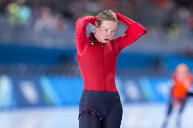 2026-02-20 - Milano Cortina 2026 Winter Olympics 1500m Women MILAN, ITALY - FEBRUARY 20: Ragne Wiklund of Norway during the 1500m Women on day 16 of the Milano Cortina 2026 Winter Olympics at the Milano Speed skating, Eisschnelllauf Arena on February 20, 2026 in Milan, Italy Milan Milano Speed Skating Arena Italy Content not available for redistribution in The Netherlands directly or indirectly through any third parties. Copyright: xAndrexWeeningx