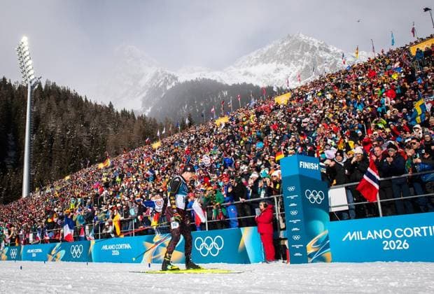 MILANO CORTINA 2026 - OLYMPISCHE WINTERSPIELE - ANTERSELVA - BIATHLON - MASSENSTART 15KM MÄNNER ** NUR FÜR REDAKTIONELLE ZWECKE ** EDITORIAL USE ONLY **<p>20 02 2026-Anterselva: Olympische Winterspiele Milano Cortina 2026 Biathlon Anterselva Biathlon Arena - Antholz Event: 15km Massenstart Männer im Foto: Philipp Horn 16 (GER) ( Italien Venetien Antholz Copyright: SaschaxFromm *** MILANO CORTINA 2026 OLYMPIC WINTER GAMES ANTERSELVA BIATHLON MASS START 15KM MEN FOR EDITORIAL PURPOSES ONLY p 20 02 2026 Anterselva Olympic Winter Games Milano Cortina 2026 Biathlon Anterselva Biathlon Arena Antholz Event 15km Mass Start Men in photo Philipp Horn 16 GER Italy Veneto Antholz Copyright SaschaxFromm Copyright: SaschaxFromm doc84nruxdiemu7oyk9bm1 ,EDITORIAL USE ONLY